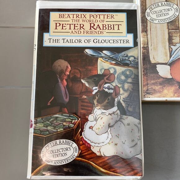 Beatrix Potter World of Peter Rabbit Friends Benjamin Bunny Tom Kitten Duck VHS - Picture 2 of 8